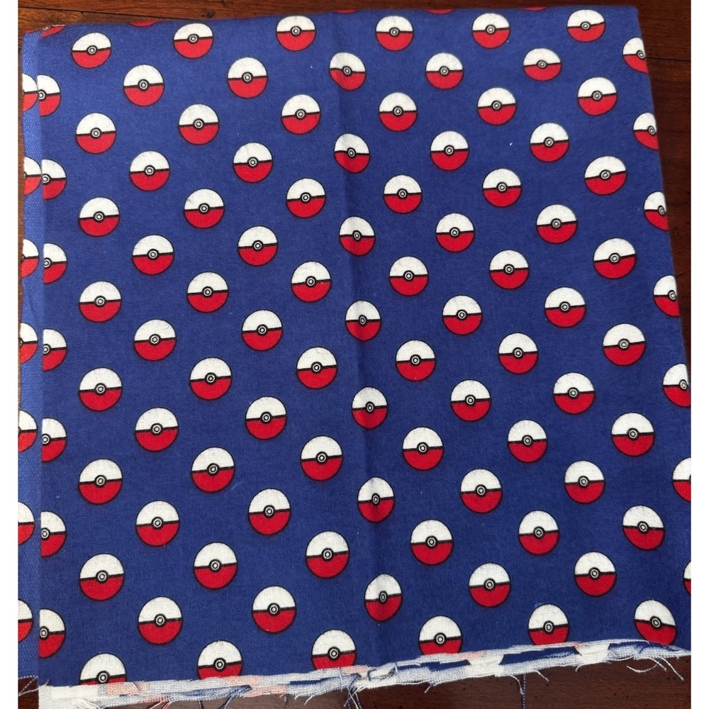 Robert Kaufman Pokemon Soft Flannel Design # 72896 0.61 Yd (44" W)